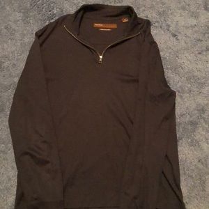 Perry Ellis long sleeve shirt. Dark blue